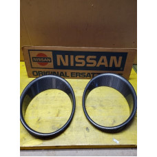 Original Nissan Juke F15 Lampenringe in Carbon Optik KE610-BV260