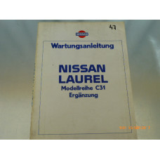 Original Nissan Datsun Laurel C31 Wartungsanleitung Ergänzung