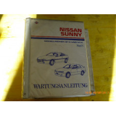 Reparaturanleitung / Werkstatthandbuch Nissan 100NX B13 Nissan Sunny N14 Band 1