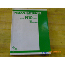 Original service manual Nissan Datsun Cherry N10 10S,E13S,E15S