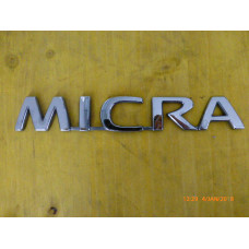 Original Nissan Micra K12 Micra CK12 Emblem Heckklappe 90892-AX600