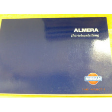 Original Nissan Almera N15 1995 Bedienungsanleitung Deutsch