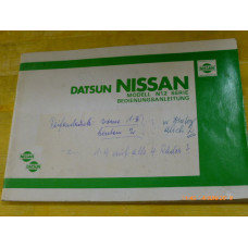 Original Nissan Datsun Cherry N12 Bedienungsanleitung Deutsch