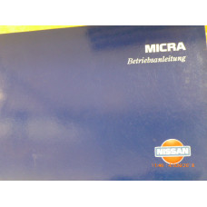 Original Nissan Bedienungsanleitung Micra K11 1998 Deutsch