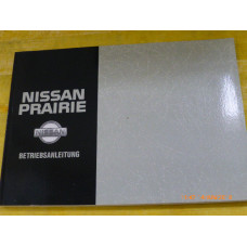 Original Nissan Bedienungsanleitung Prairie M11 1992 Deutsch