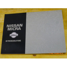 Original Nissan Bedienungsanleitung Micra K10 1992 Deutsch