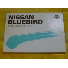 Original Nissan Bedienungsanleitung Bluebird T72 1989 Deutsch