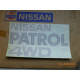 Original Nissan Patrol 160 Schriftzug Heckklappe 90893-C8200