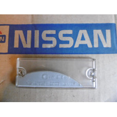 Original Nissan Datsun Cherry N10 Glas Kennzeichenleuchte links 26516-M9060