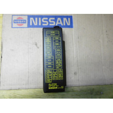 Original Nissan X-Trail T30 Abdeckung Sicherungskasten 24382-8H700
