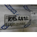 Original Nissan Sunny B11 Fensterschachtdichtung Tür hinten links 82821-34A99