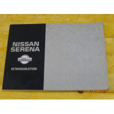 Original Nissan Bedienungsanleitung Serena C23M 1992 Deutsch
